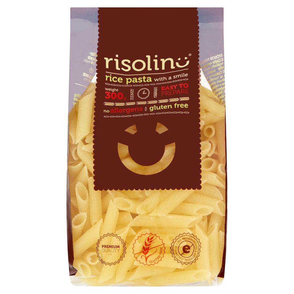 Risolino Penne természetesen gluténmentes rizstészta 300 g 1. kép