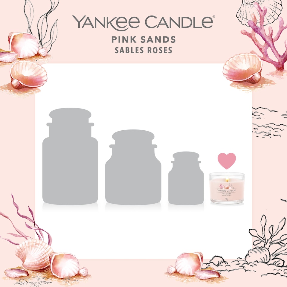 image 1 of Yankee Pink Sands Filled Votive 37g
