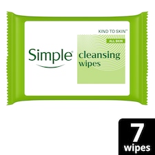 Simple Kind To Skin Cleansing Face Wipes 7 Pack