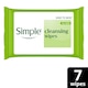 image 1 of Simple Kind To Skin Cleansing Face Wipes 7 Pack