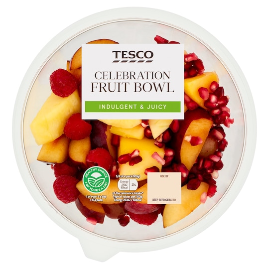 Tesco Celebration Fruit Bowl 435G Tesco Groceries