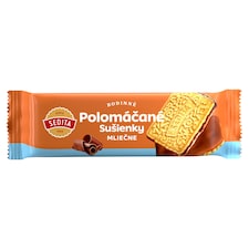 Sedita Rodinné Half Milk - Cocoa Coated Biscuits 100g