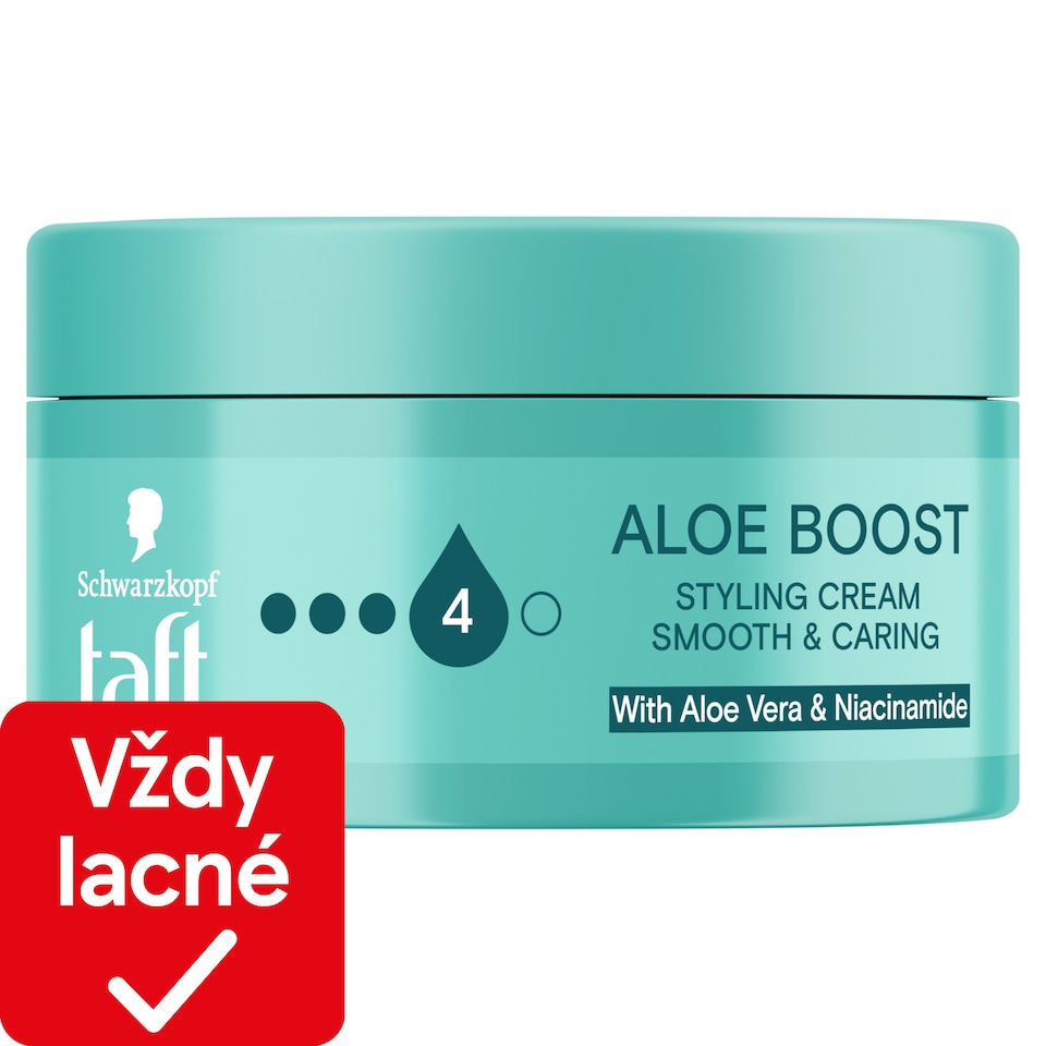 obrázok 1 z Schwarzkopf Taft Aloe Boost stylingový krém na vlasy 100 ml