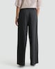 image 3 of F&F Pinstripe Wide Leg Belted Trousers in Grey