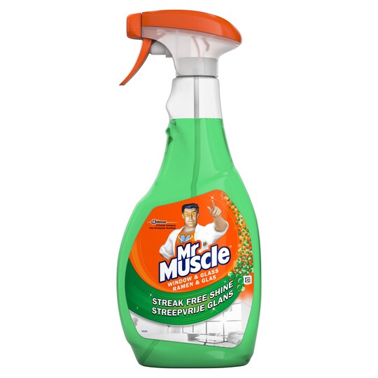 Mr Muscle Window Cleaner Spray 500Ml Tesco Groceries