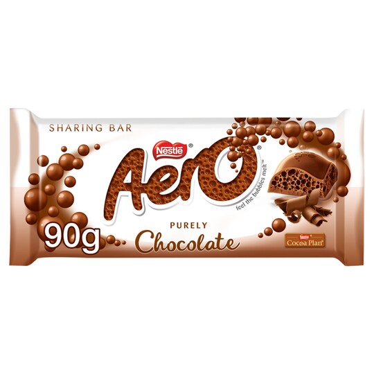 Aero Purely Chocolate Sharing Bar 90G Tesco Groceries