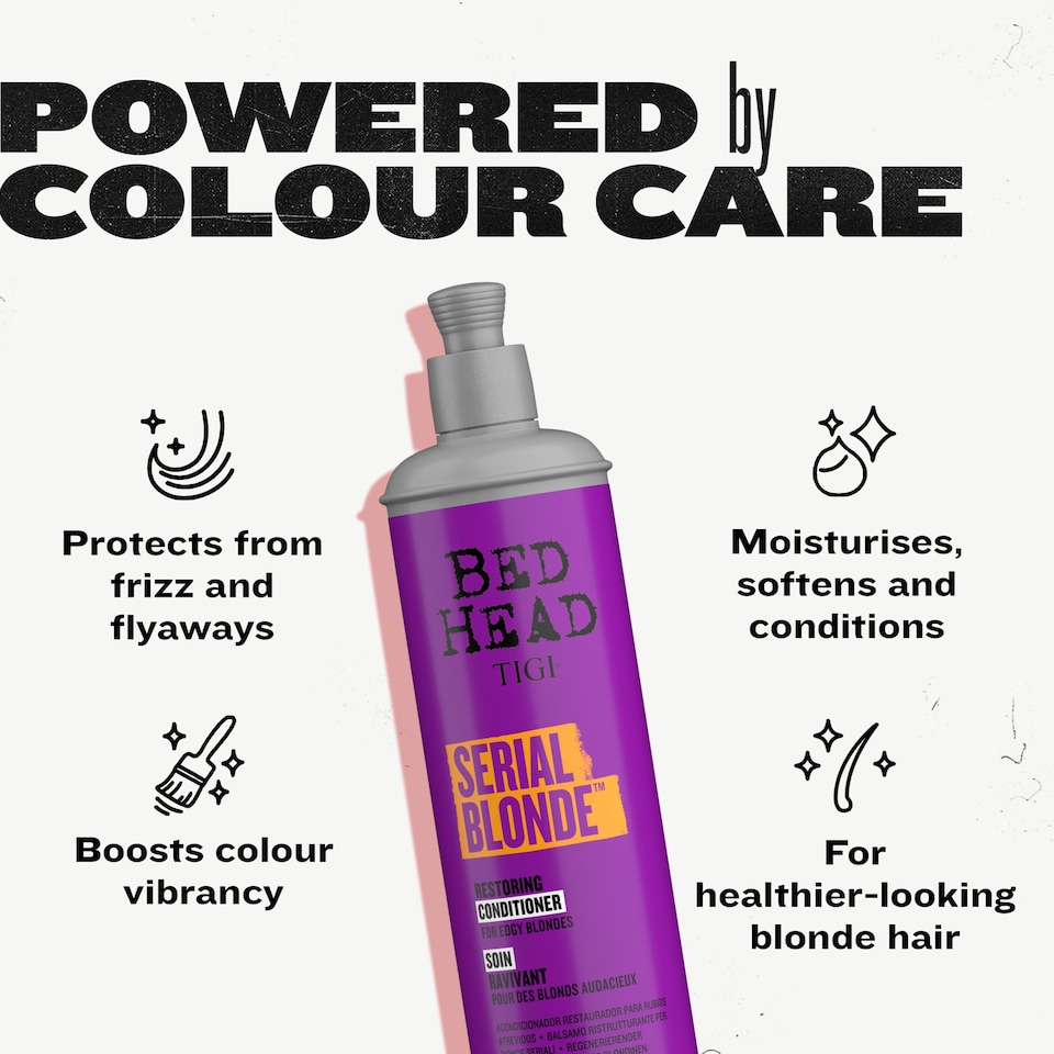 image 1 of Bed Head Tigi Serial Blonde Conditioner 400Ml