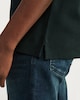 image 3 of F&F Cotton Rich Short Sleeved Polo Shirt in Green