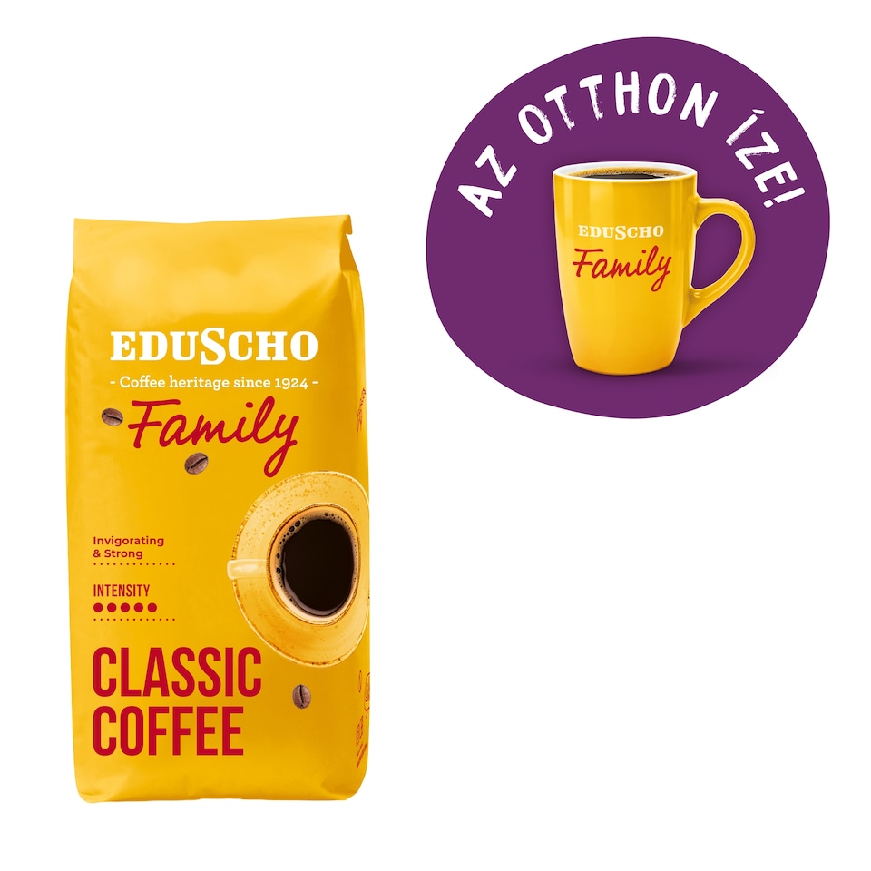 Eduscho Family szemes, pörkölt kávé 1000 g  1. kép