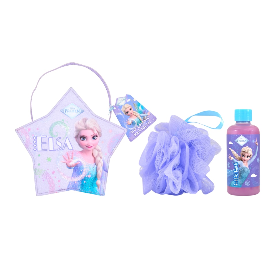 image 1 of Disney Frozen Starlight Snow wash bag set