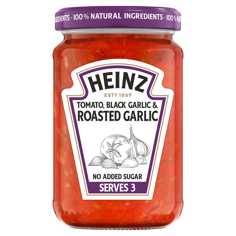 image 1 of Heinz Tomato, Black Garlic & Roasted Garlic 350g
