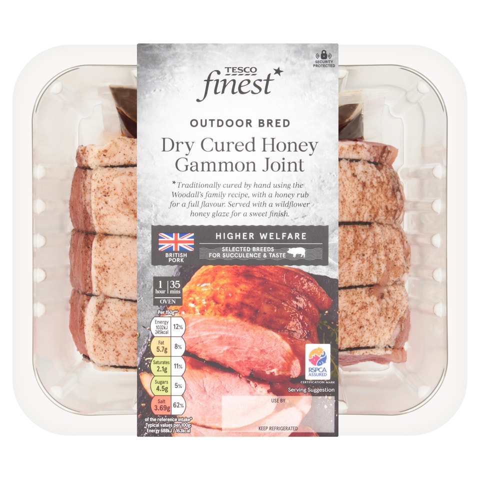Tesco Finest Dry Cured Honey Gammon Joint 1kg