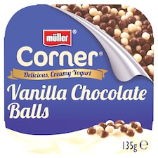 Muller Crunch Corner Vanilla Chocolate Balls 135G