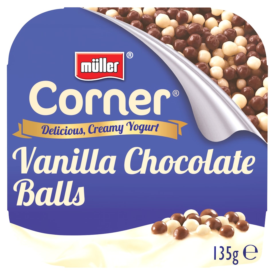 Muller Crunch Corner Vanilla Chocolate Balls 135G