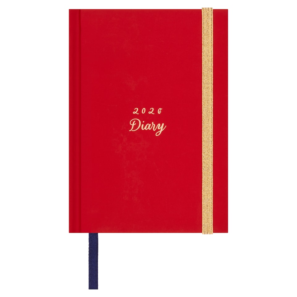 WOODVALE A6 WEEK TO VIEW CASEBOUND DIARY 2026