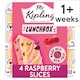 image 1 of Mr Kipling Raspberry Lunchbox Cake Slices 4 pack
