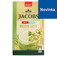 Jacobs Matcha Latte Vanilla rozpustný nápoj 8 x 14,5 g (116 g)