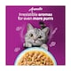 image 4 of WHISKAS 1+ Aromatic Seafood Delight Selection Wet Cat Food Pouches in Gravy 12x85g