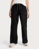 image 1 of F&F Active OUTDOOR Windproof Wide Leg Trousers in Black