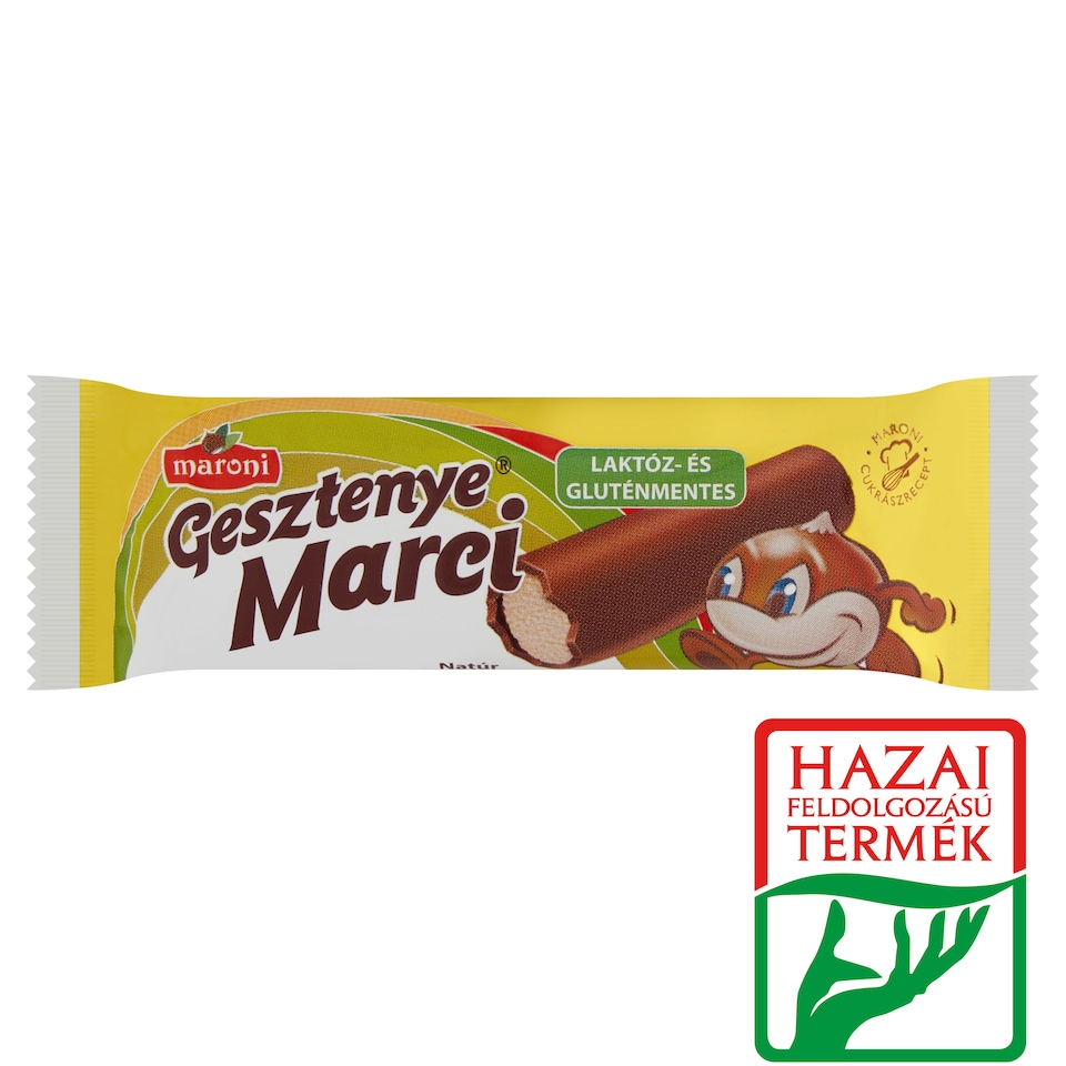Maroni Gesztenye Marci Unflavoured Chestnut Bar with Cocoa Coating 30 g