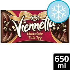 Viennetta Chocolate Yule Log Ice Cream 650Ml