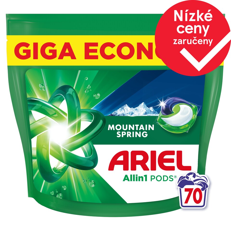 image 1 of Ariel Allin1 PODS , Kapsle Na Praní S Tekutým Prostředkem, 70 Praní