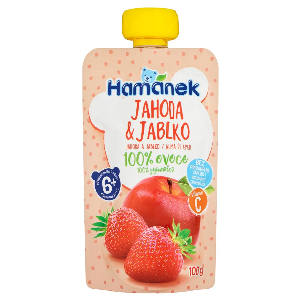 obrázok 1 z Hamánek Jahoda a jablko 100 g