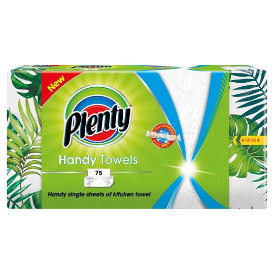 Plenty Handy Towels 75 Sheets Tesco Groceries