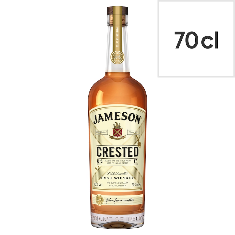 image 1 of Jameson Crested Triple Distilled Irish Whiskey 700ml