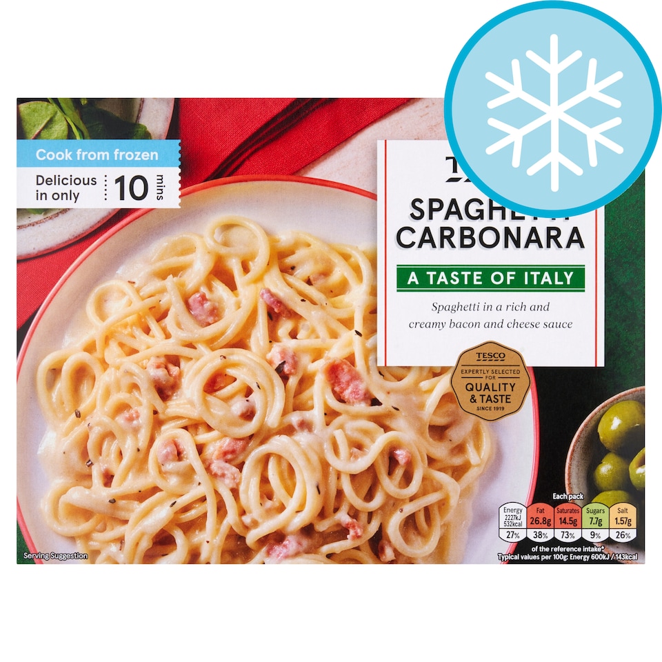Tesco Spaghetti Carbonara 400g