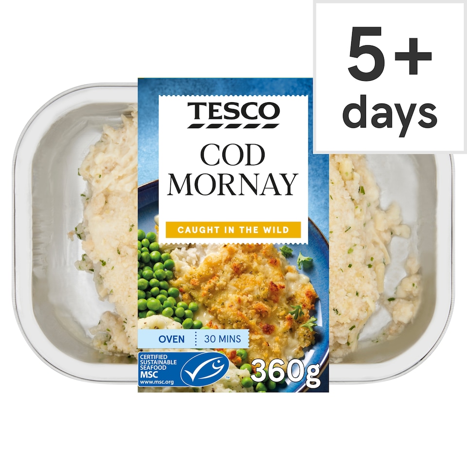 Tesco Cod Mornay 360g
