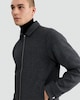 image 2 of F&F Wool Blend Zip Through Jacket in Grey