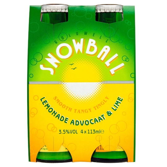 Snowball 4 X 113Ml Bottles Tesco Groceries