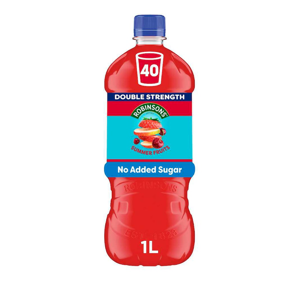 Robinsons Summer Fruits Double Concentrate No Added Sugar Squash 1L