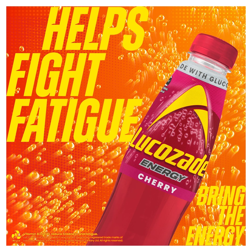 image 1 of Lucozade Energy Wild Cherry 900Ml