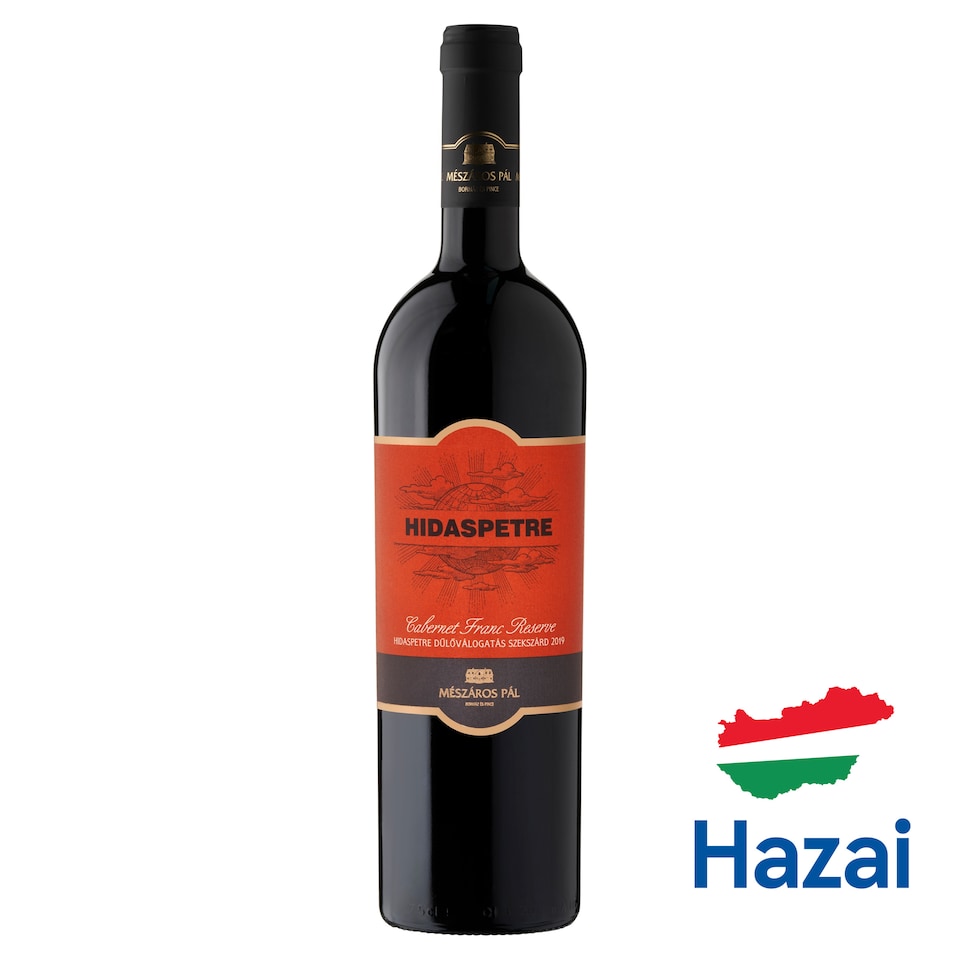 Mészáros Pál Hidaspetre Szekszárdi Cabernet Franc Reserve száraz vörösbor 14,5% 0,75 l