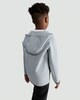 image 3 of F&F Active Boys Cotton Rich Colour Block Zip Up Hoodie in Grey