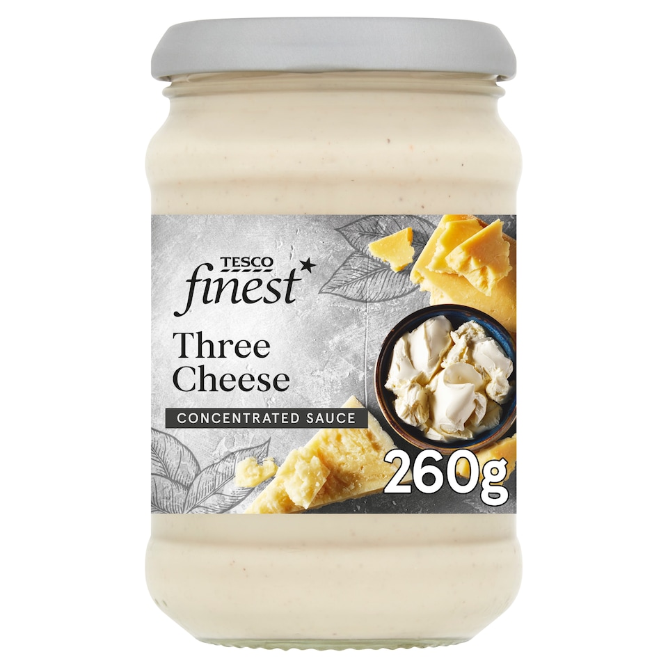 Tesco Finest Three Cheese Concentrated Sauce 260G