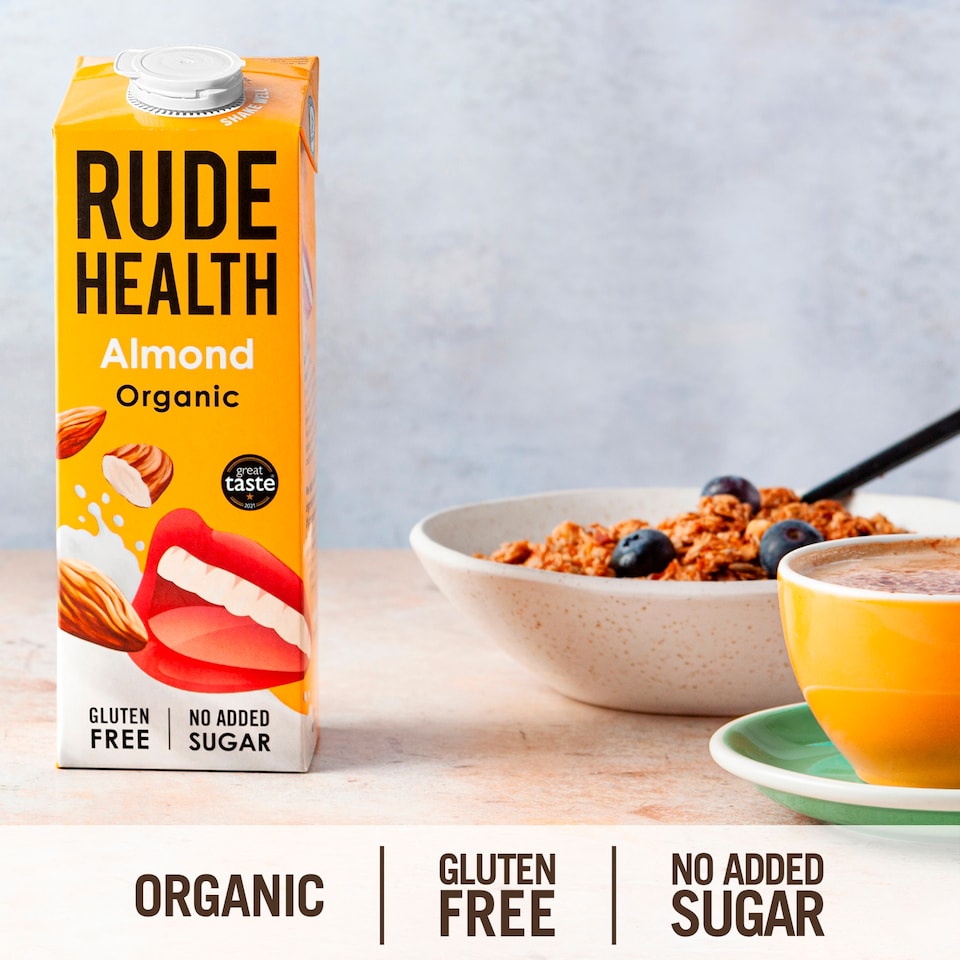 image 1 of Rude Health Organic Almond Longlife Dairy Free Drink 1L