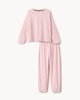 image 1 of F&F Girls Pure Cotton Polka Dot Pyjama Set in Pink