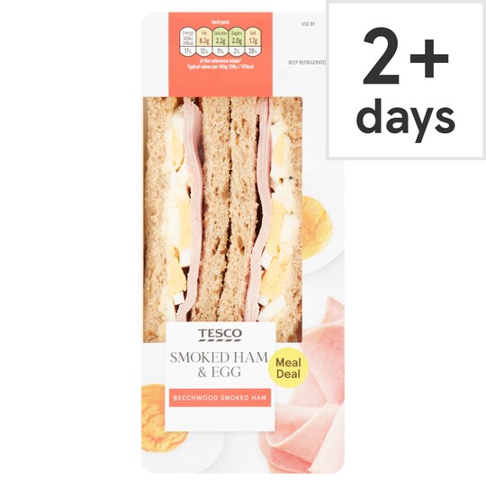 Tesco Smoked Ham And Egg Sandwich Tesco Groceries