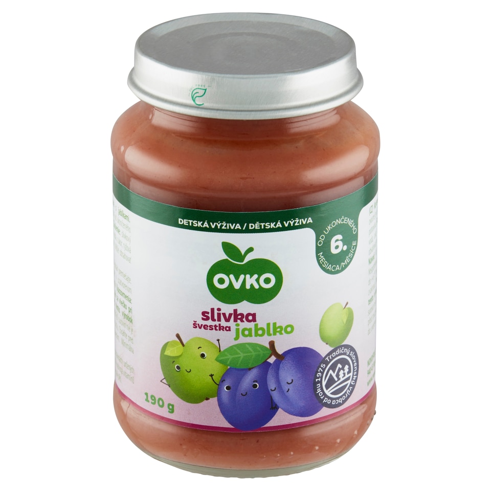 OVKO Dojčenská výživa slivka 190 g