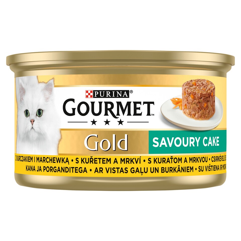 GOURMET Gold Savory Cake with Chicken and Carrots 85g