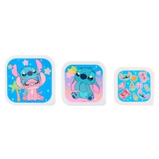 Stitch Brush 3 Snack Lunch Box Set of 3