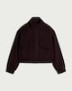 image 5 of F&F Funnel Neck Zip Up Jacket in Burgundy