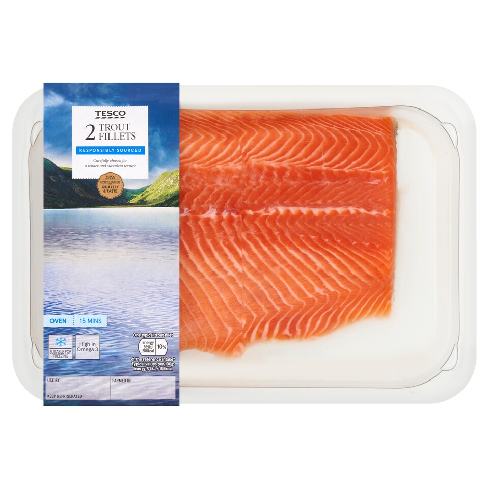 Tesco Trout Fillet 240G