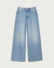 image 4 of F&F High Rise Wide Leg Jeans in Blue
