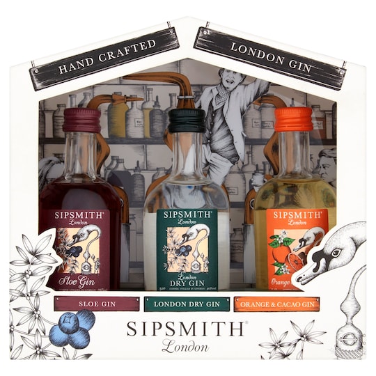image 1 of Sipsmith Distillery 5Cl X3 Pack Giftbox