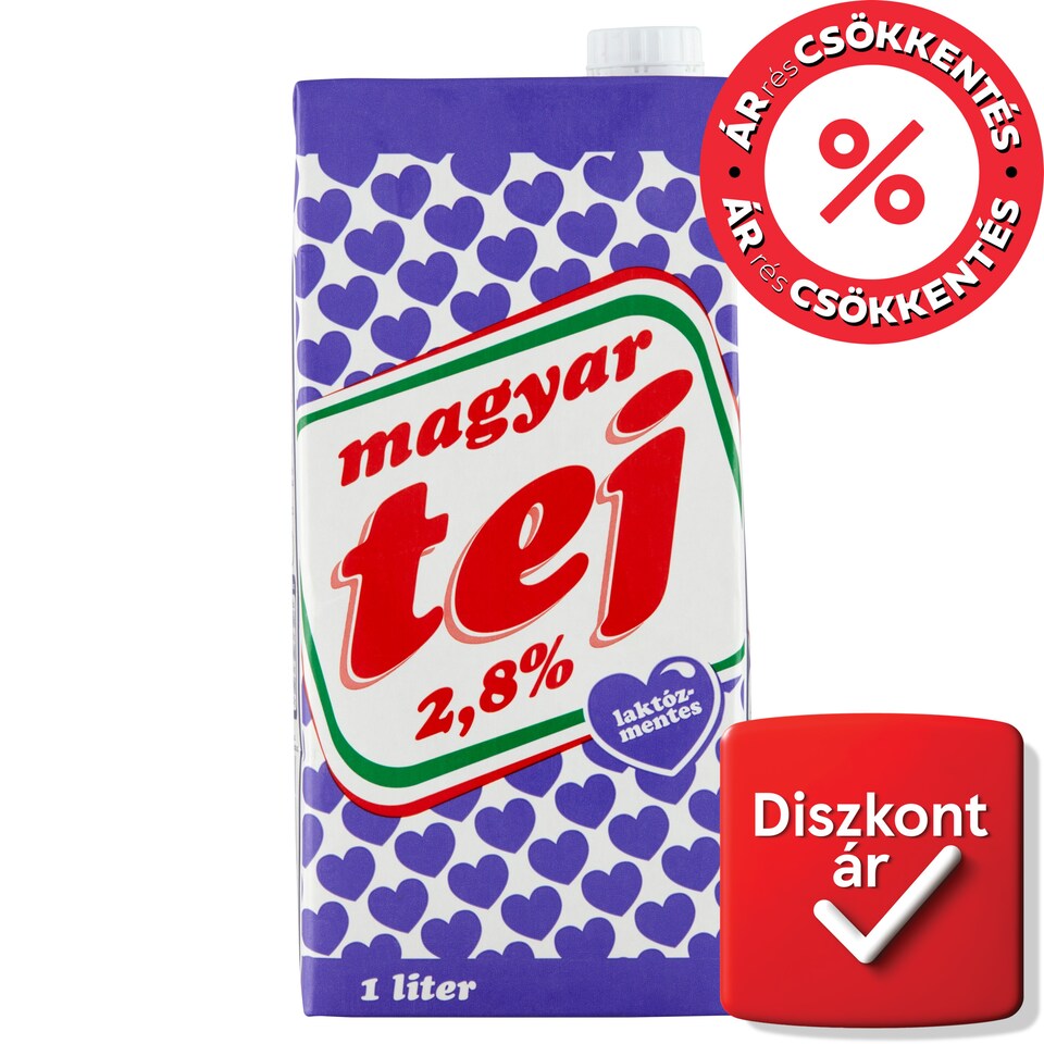 Magyar Tej laktózmentes UHT tej 2,8% 1 l