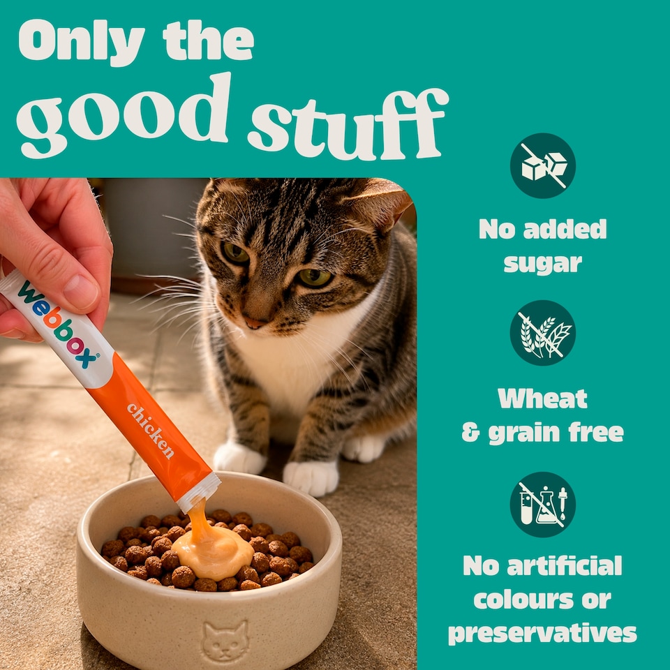 image 1 of Webbox Chicken Lick-E-Lix Cat Treats 5 X15g